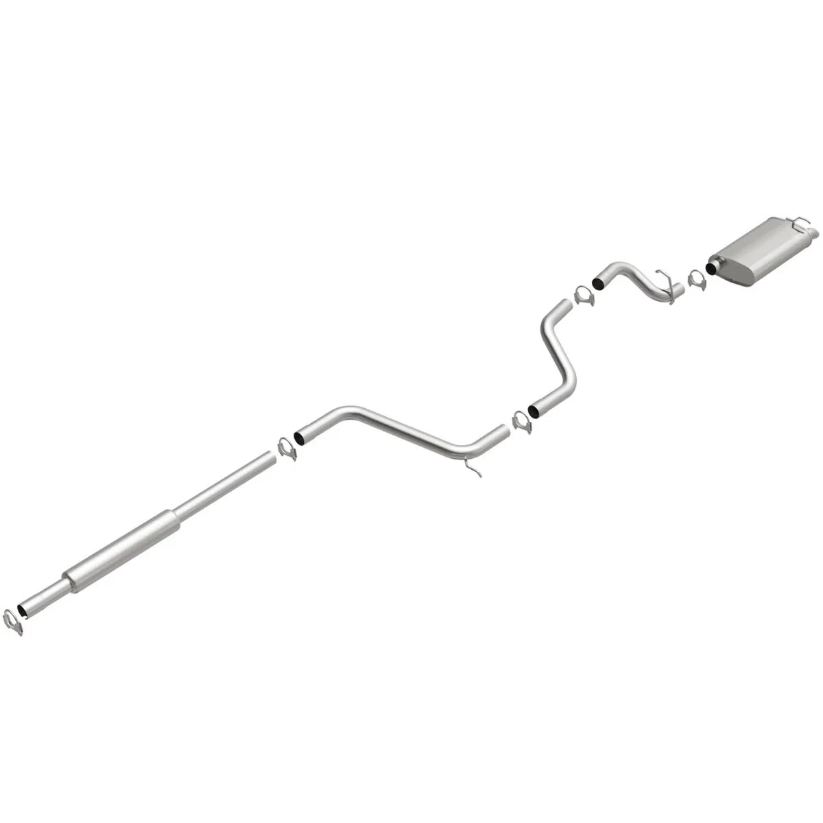 Fits 2000-2005 Ford Taurus Direct-Fit Replacement Exhaust System 106-0073